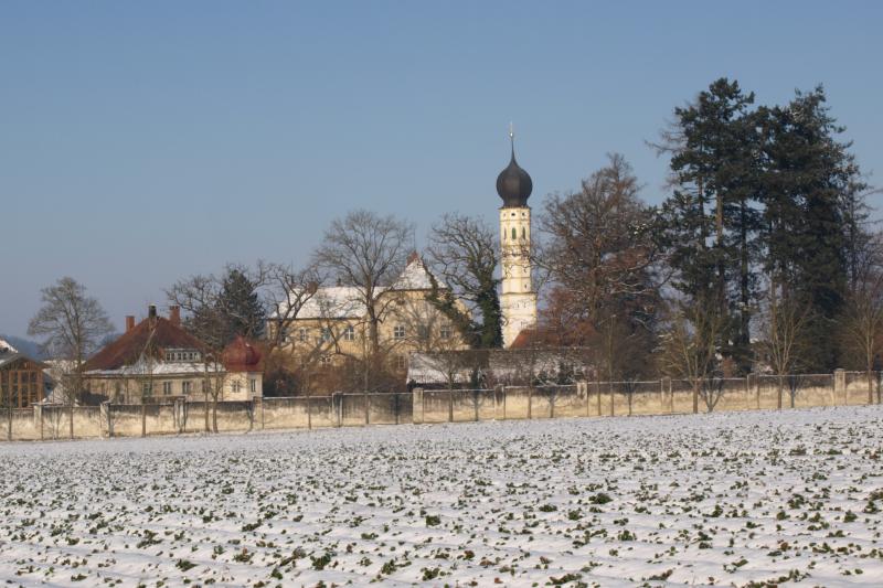 Kirche/Schloss Sulzemoos im Winter